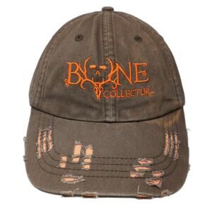 Bone Collector Baseball Cap Brown One Size Michael Waddell Antler Logo Hat